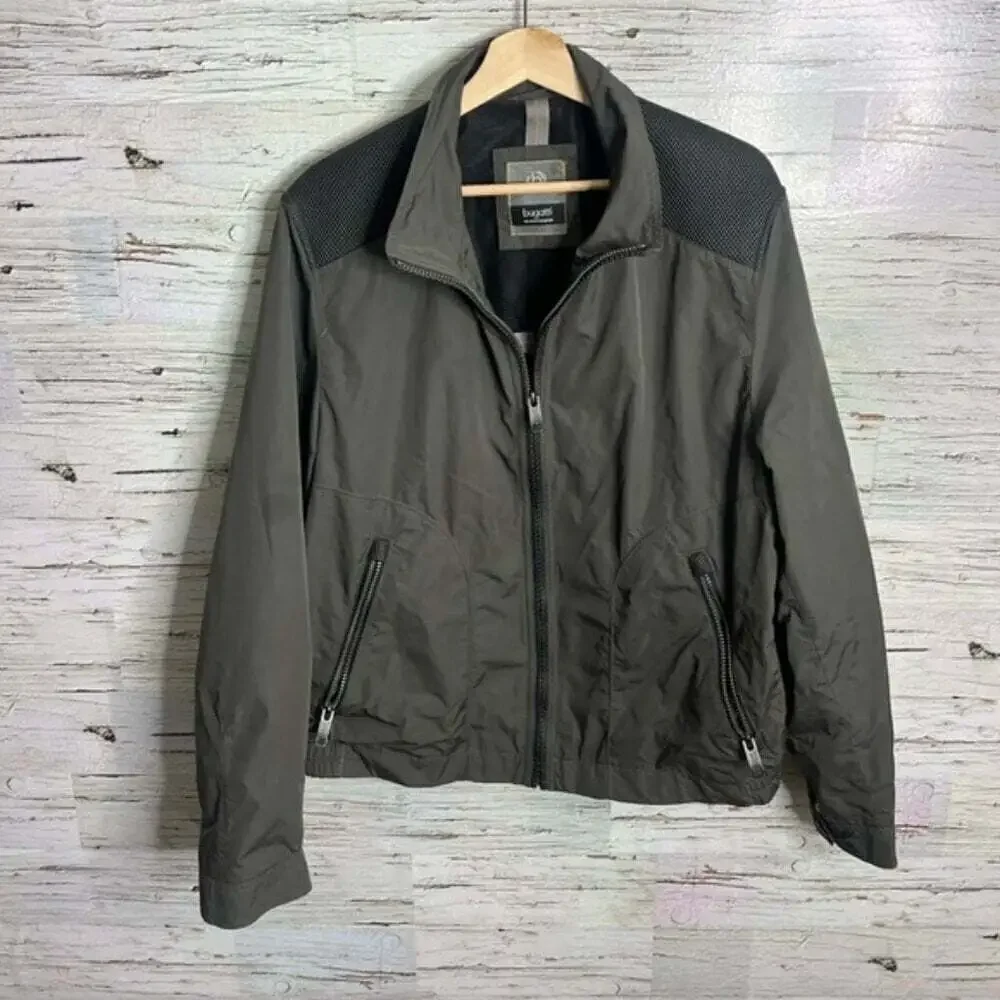 Bugatti Mens Full Zip Windbreaker Jacket Size 44 R